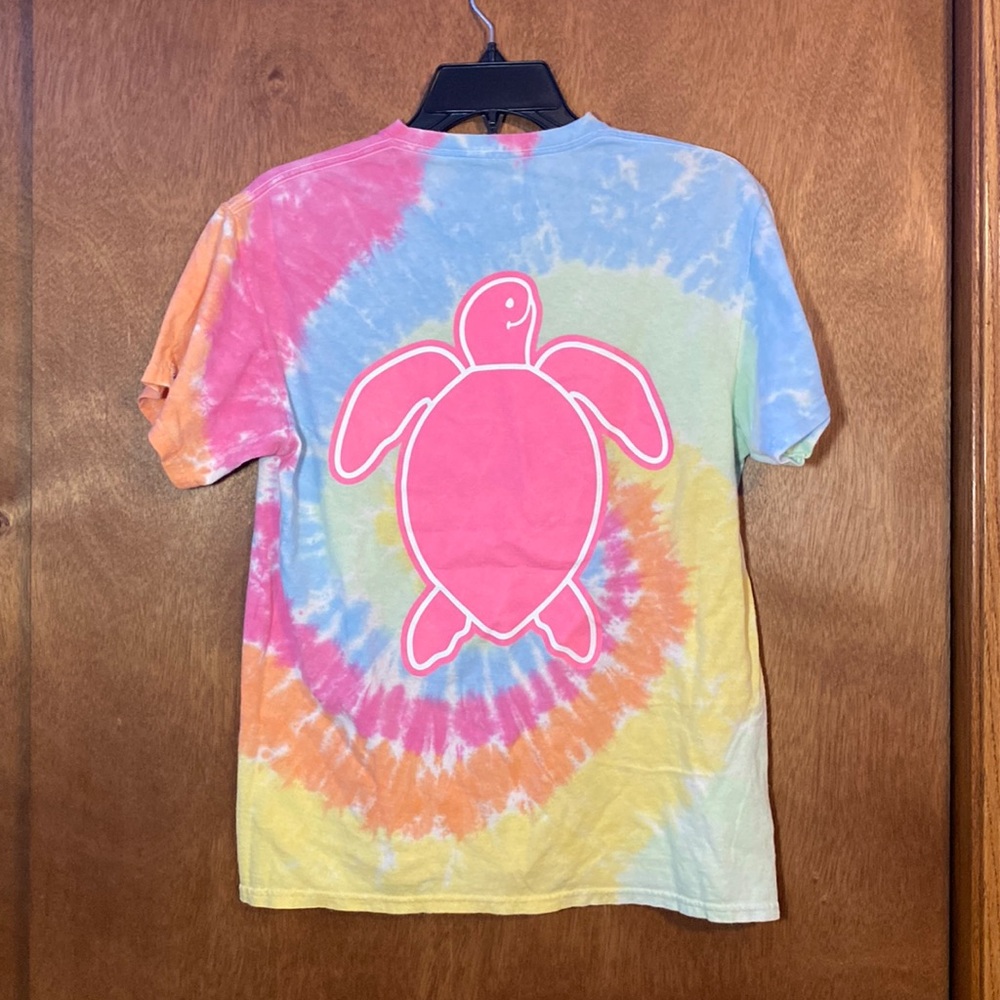 Simply southern save the turtles tie-dye tee